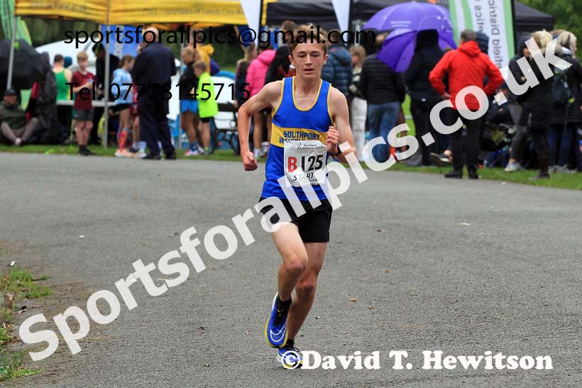 Boys under-15s 2023 Northern 6 and 4 Stage Relays and Youngsters, Birkenhead Park, Wirral.  Photo: David T. Hewitson/Sports for All Pics